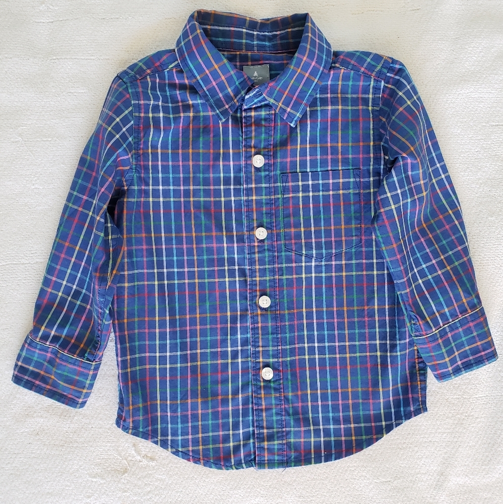BABY GAP | BOYS 2T | Plaid Shirt